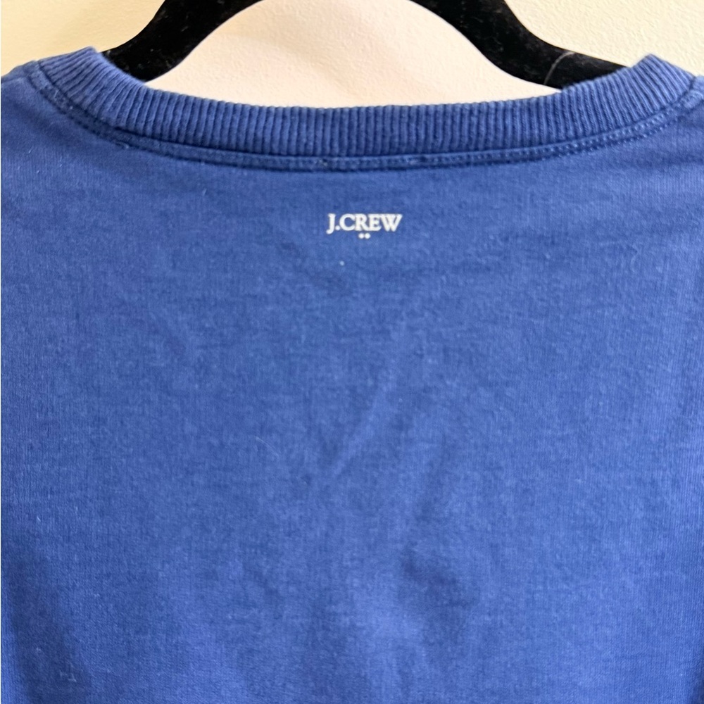 J. Crew Navy Blue Vintage style 1983 Crew Neck Sweater Size XS - Picture 4 of 5